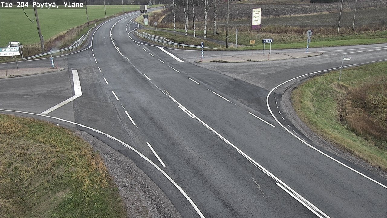 Kelikamerat Kuva Tie 204 Pöytyä, Yläne, Pöytyä, Varsinais-Suomi