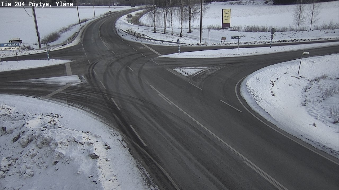 Kelikamerat Kuva Tie 204 Pöytyä, Yläne, Pöytyä, Varsinais-Suomi