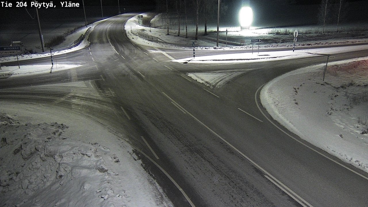 Kelikamerat Kuva Tie 204 Pöytyä, Yläne, Pöytyä, Varsinais-Suomi