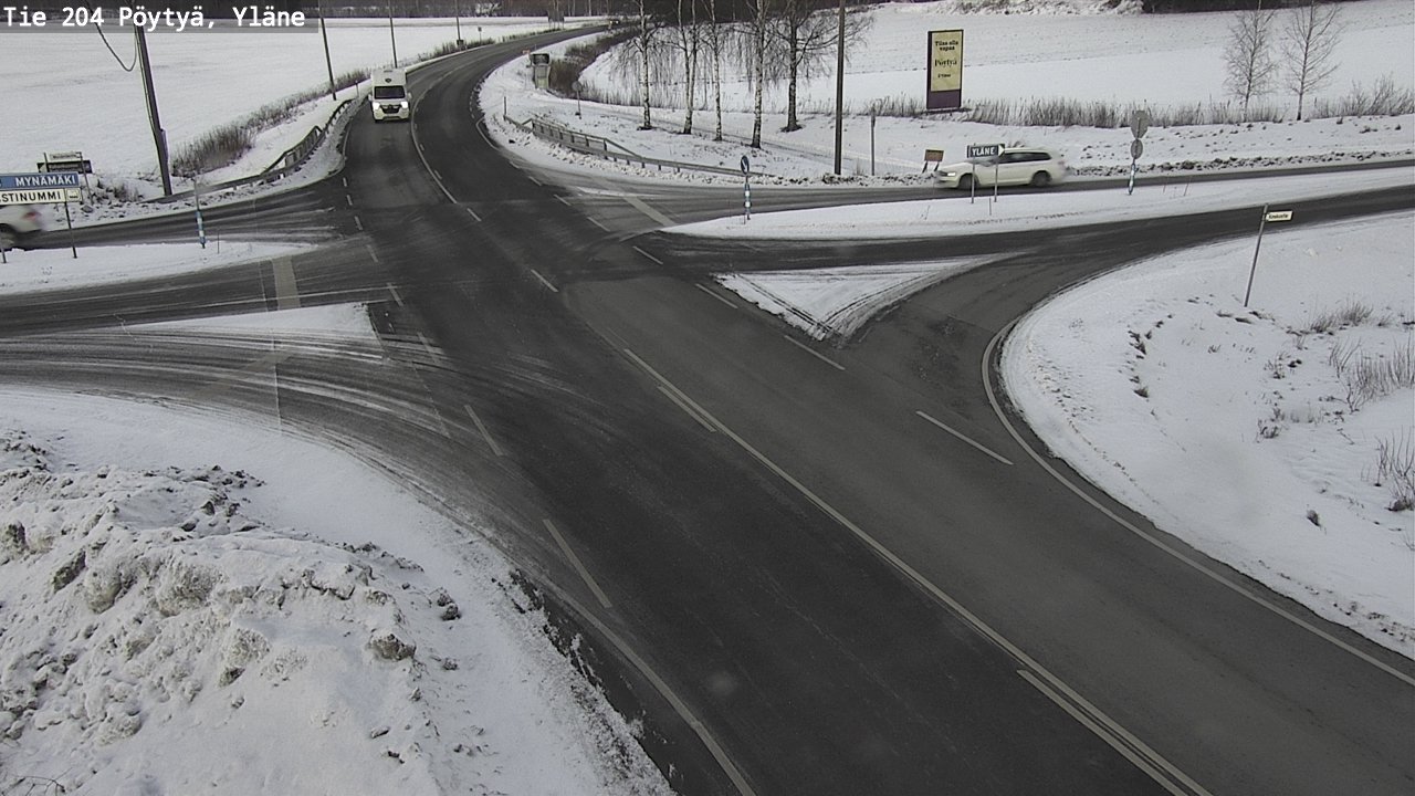 Kelikamerat Kuva Tie 204 Pöytyä, Yläne, Pöytyä, Varsinais-Suomi