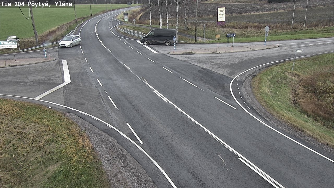 Kelikamerat Kuva Tie 204 Pöytyä, Yläne, Pöytyä, Varsinais-Suomi