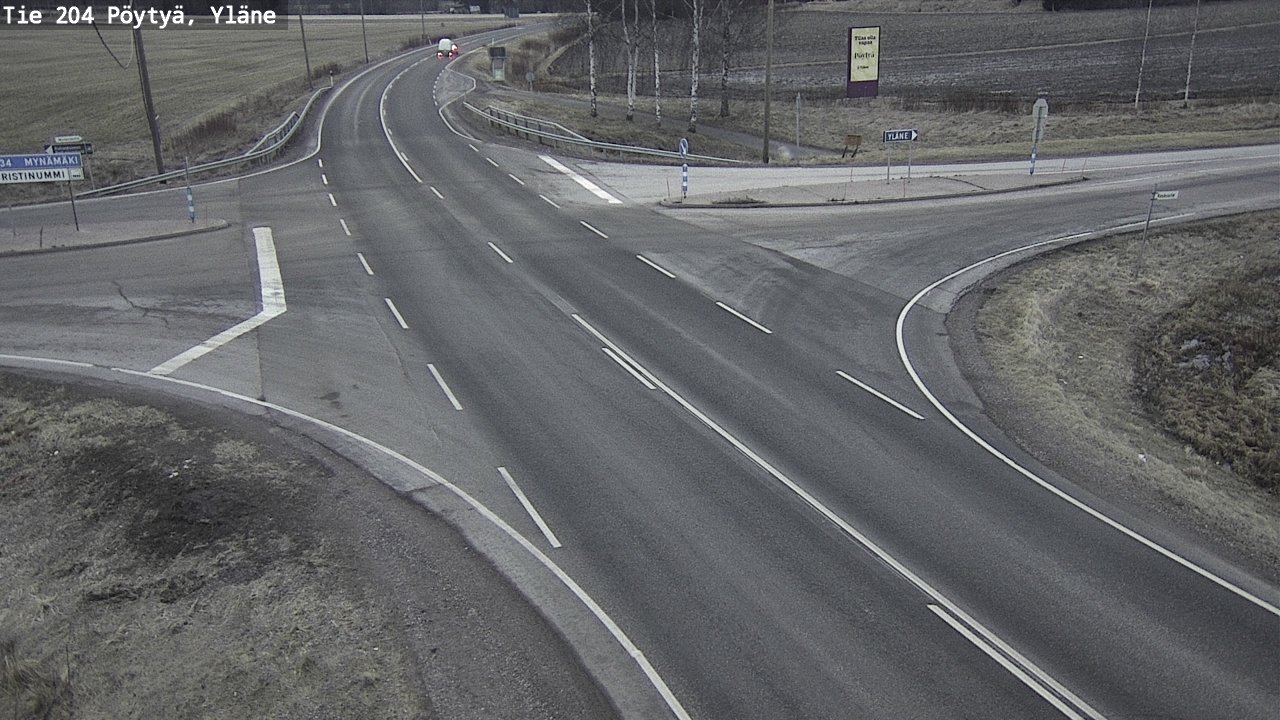 Kelikamerat Kuva Tie 204 Pöytyä, Yläne, Pöytyä, Varsinais-Suomi