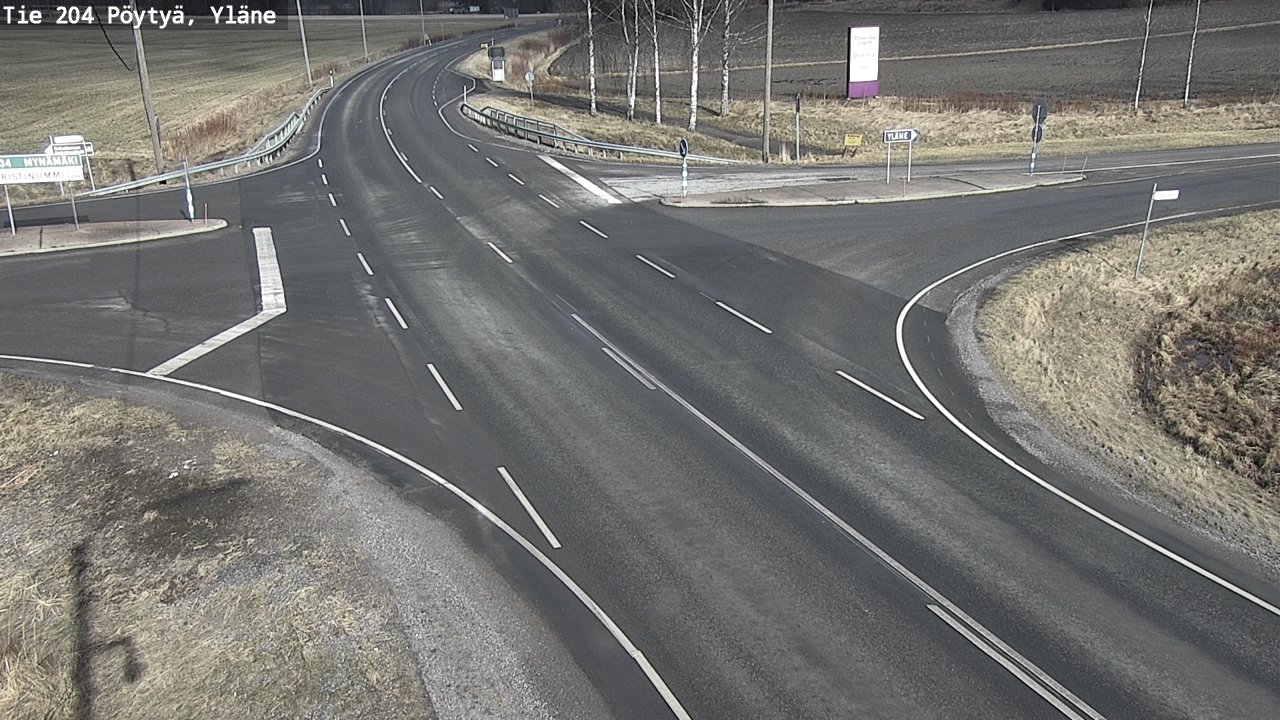 Kelikamerat Kuva Tie 204 Pöytyä, Yläne, Pöytyä, Varsinais-Suomi