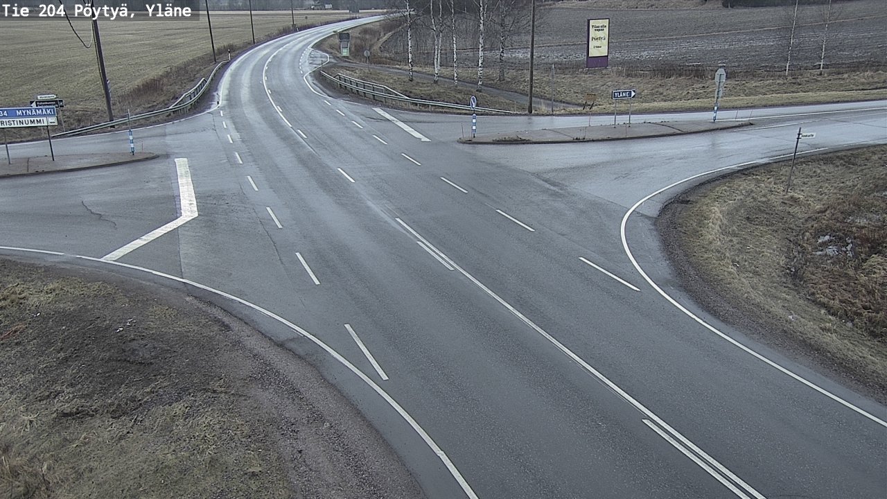 Kelikamerat Kuva Tie 204 Pöytyä, Yläne, Pöytyä, Varsinais-Suomi