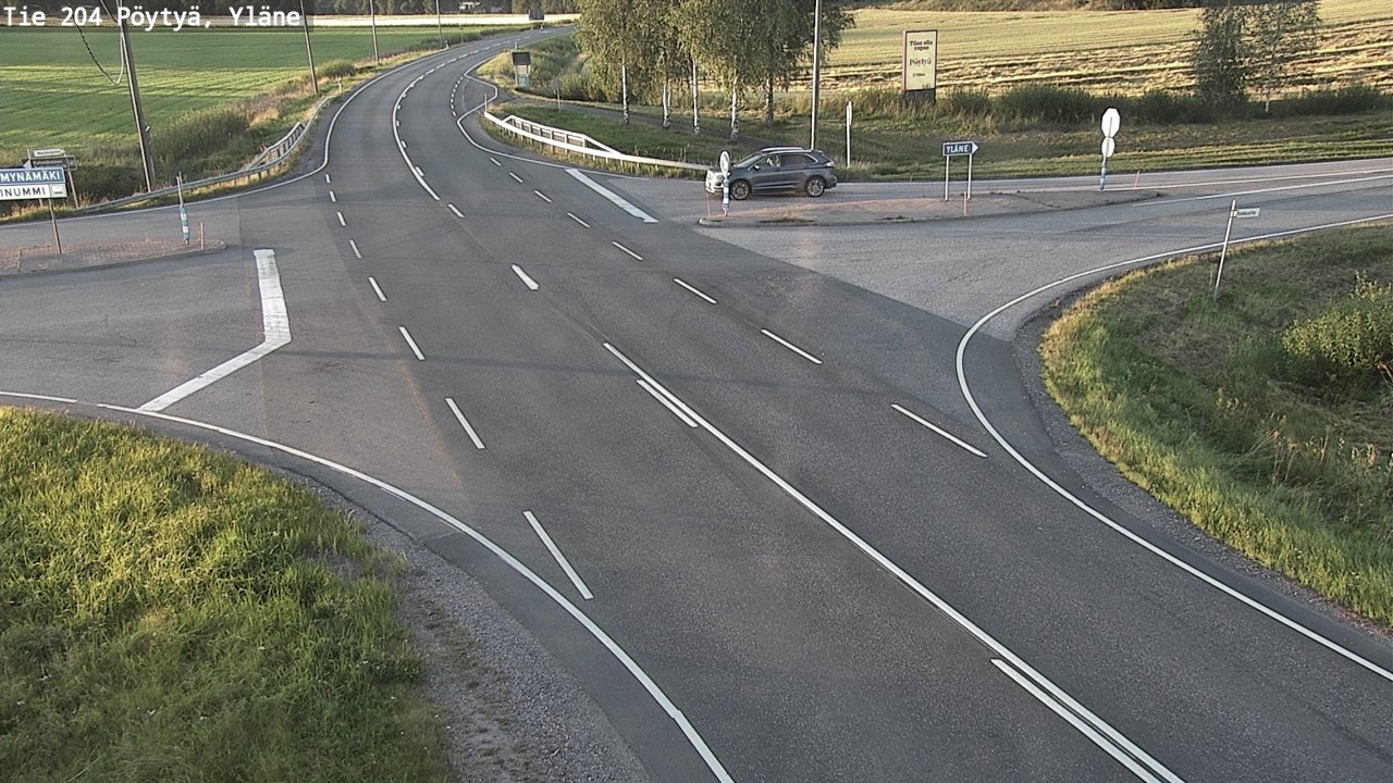 Kelikamerat Kuva Tie 204 Pöytyä, Yläne, Pöytyä, Varsinais-Suomi
