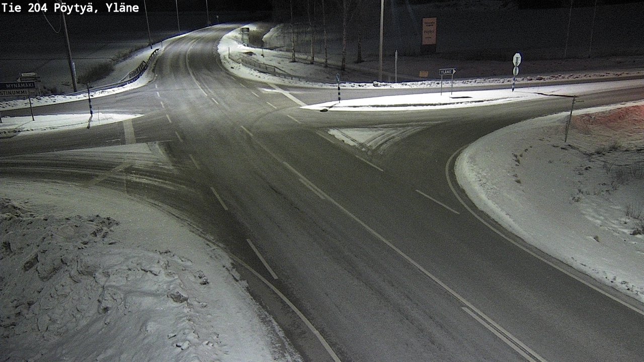 Kelikamerat Kuva Tie 204 Pöytyä, Yläne, Pöytyä, Varsinais-Suomi