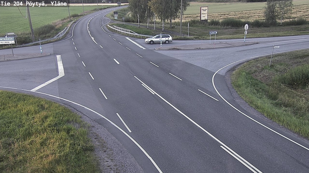 Kelikamerat Kuva Tie 204 Pöytyä, Yläne, Pöytyä, Varsinais-Suomi