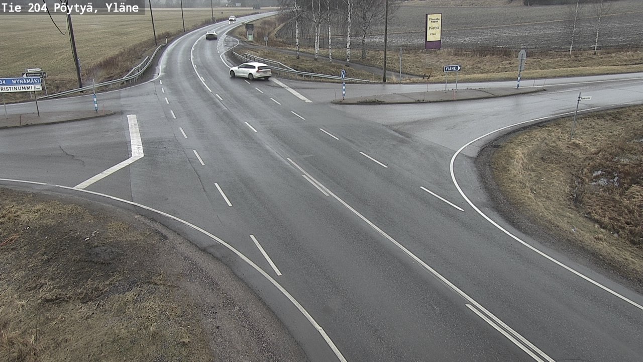 Kelikamerat Kuva Tie 204 Pöytyä, Yläne, Pöytyä, Varsinais-Suomi