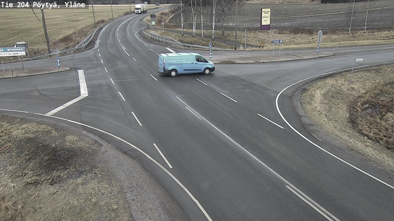 Kelikamerat Kuva Tie 204 Pöytyä, Yläne, Pöytyä, Varsinais-Suomi