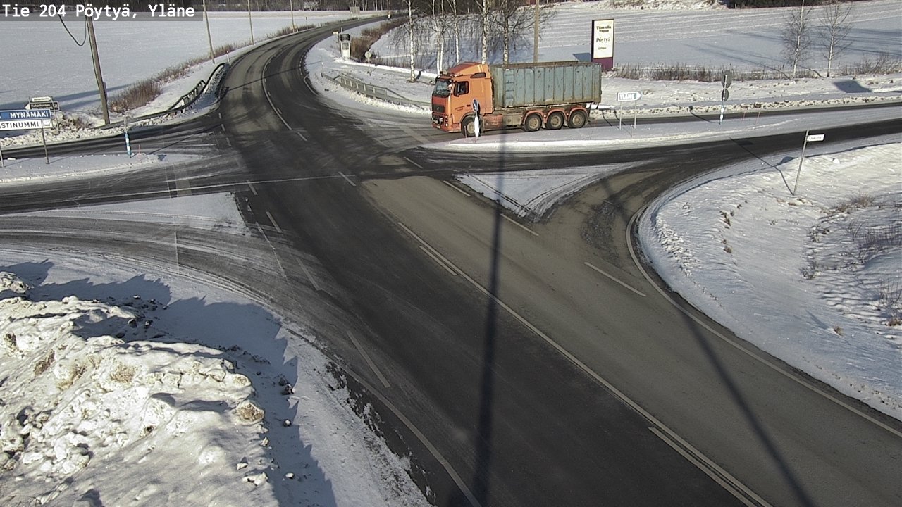 Kelikamerat Kuva Tie 204 Pöytyä, Yläne, Pöytyä, Varsinais-Suomi