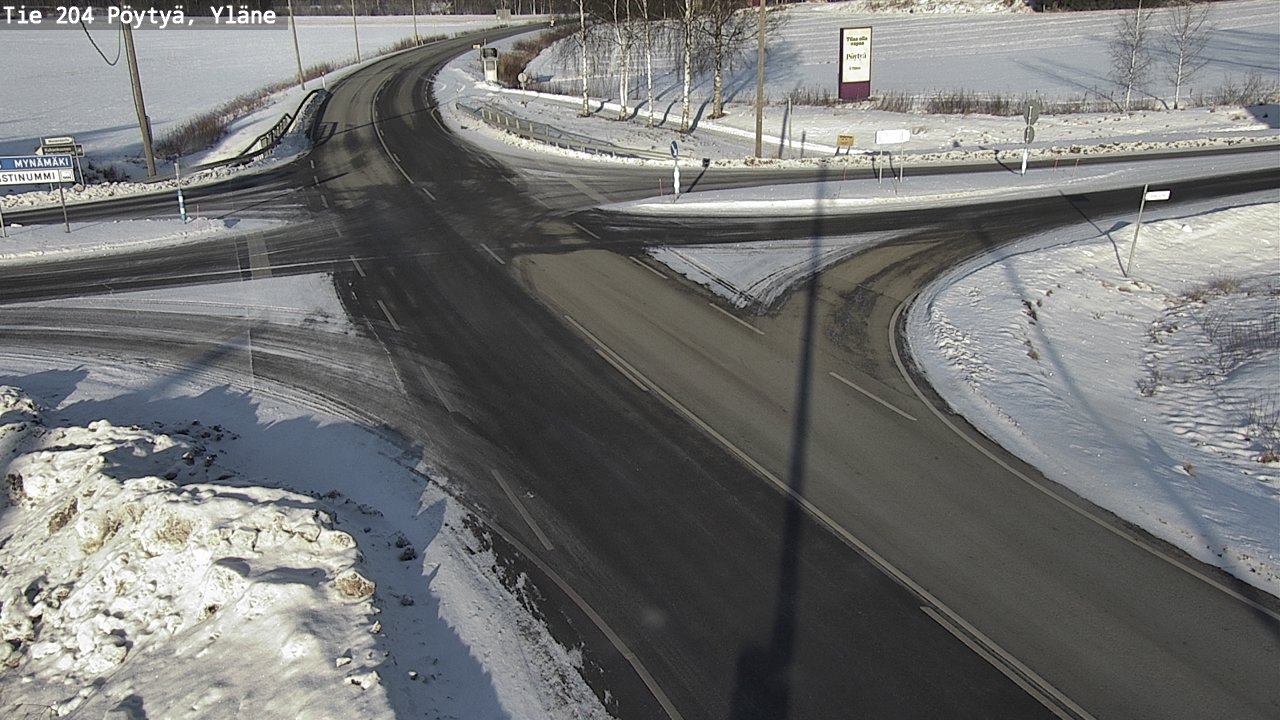 Kelikamerat Kuva Tie 204 Pöytyä, Yläne, Pöytyä, Varsinais-Suomi