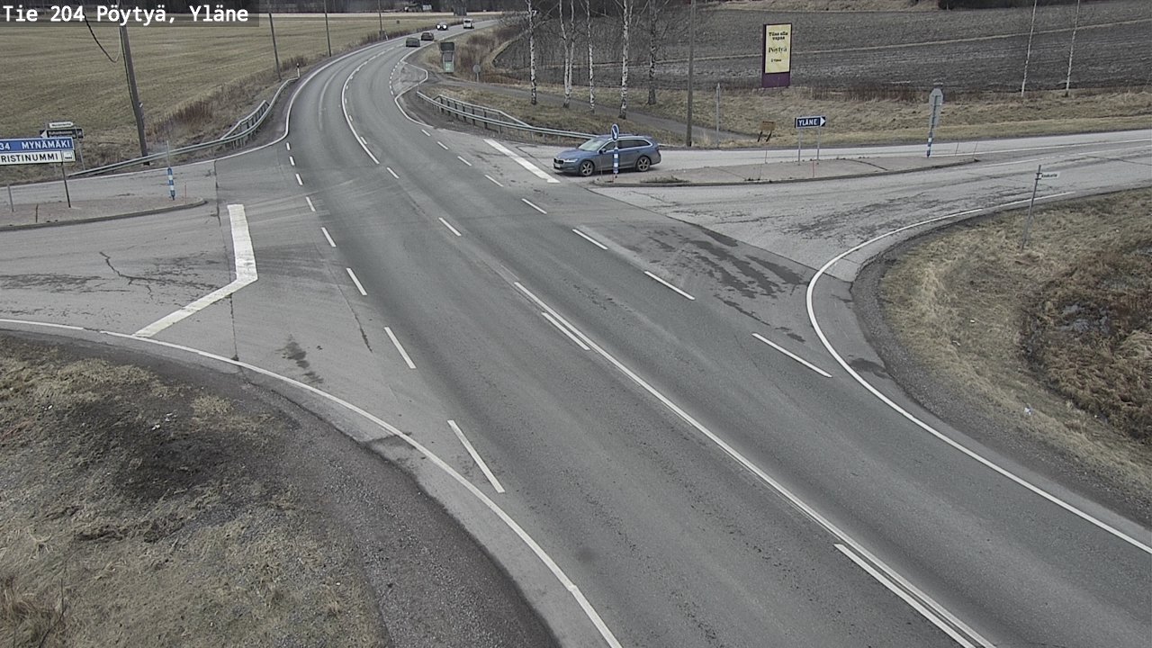 Kelikamerat Kuva Tie 204 Pöytyä, Yläne, Pöytyä, Varsinais-Suomi