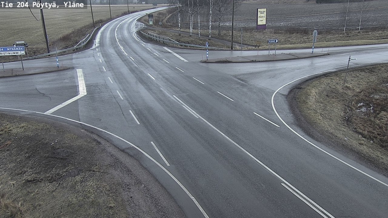 Kelikamerat Kuva Tie 204 Pöytyä, Yläne, Pöytyä, Varsinais-Suomi