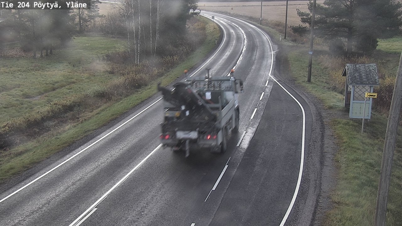 Kelikamerat Kuva Tie 204 Pöytyä, Yläne, Pöytyä, Varsinais-Suomi