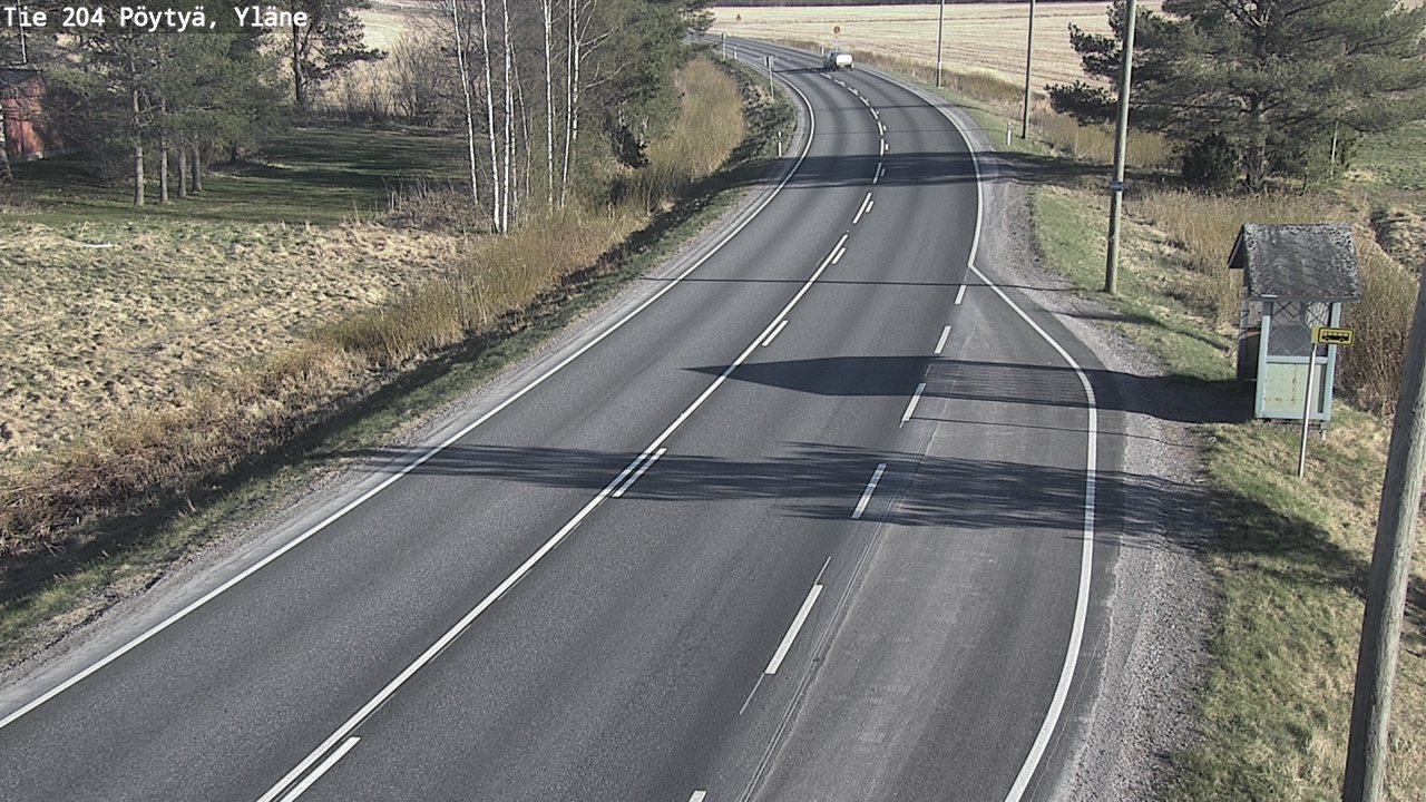 Kelikamerat Kuva Tie 204 Pöytyä, Yläne, Pöytyä, Varsinais-Suomi