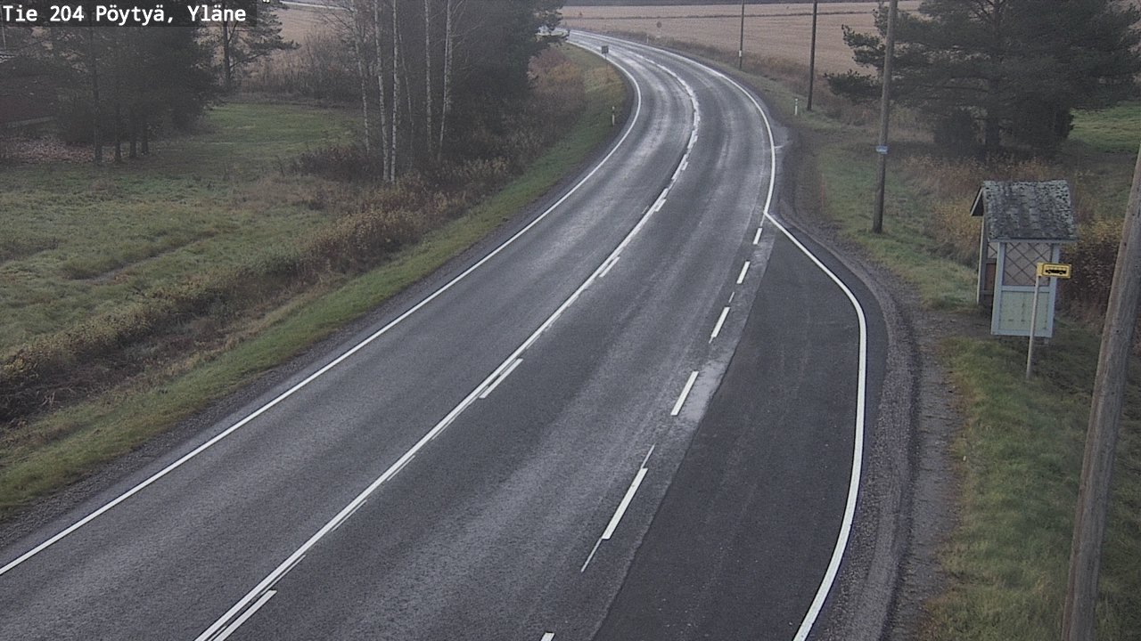 Kelikamerat Kuva Tie 204 Pöytyä, Yläne, Pöytyä, Varsinais-Suomi