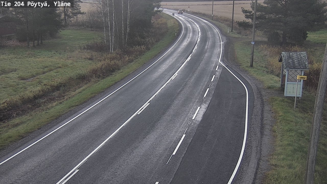 Kelikamerat Kuva Tie 204 Pöytyä, Yläne, Pöytyä, Varsinais-Suomi