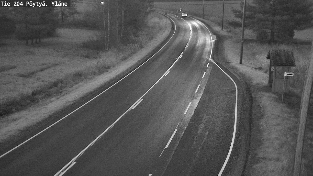 Kelikamerat Kuva Tie 204 Pöytyä, Yläne, Pöytyä, Varsinais-Suomi