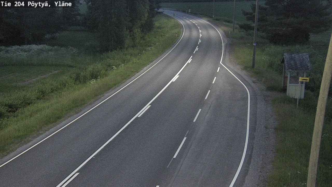 Kelikamerat Kuva Tie 204 Pöytyä, Yläne, Pöytyä, Varsinais-Suomi