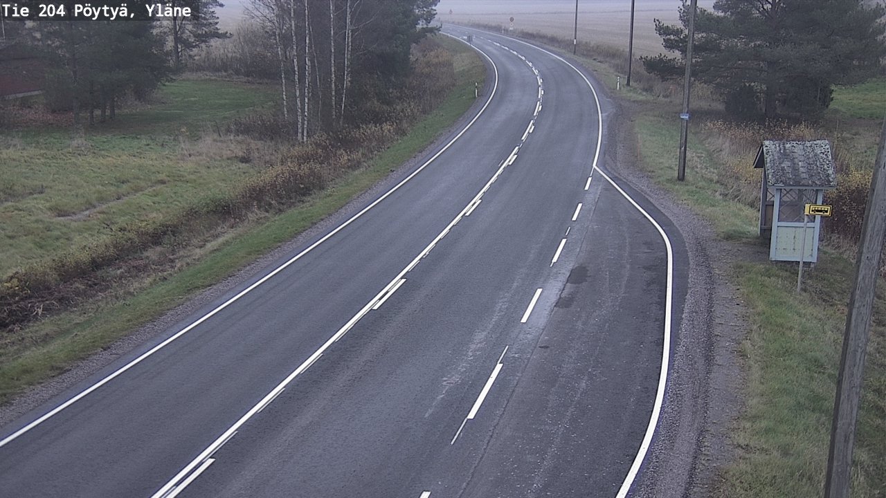 Kelikamerat Kuva Tie 204 Pöytyä, Yläne, Pöytyä, Varsinais-Suomi
