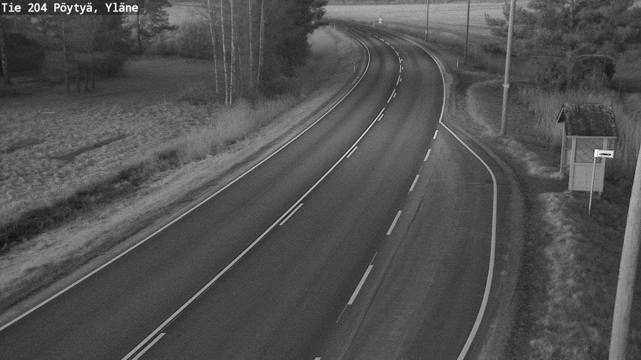 Kelikamerat Kuva Tie 204 Pöytyä, Yläne, Pöytyä, Varsinais-Suomi