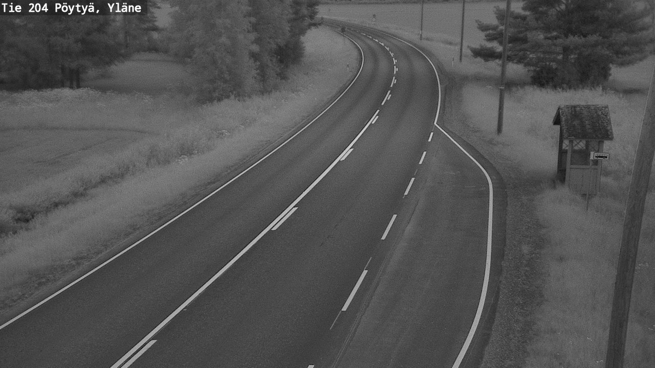 Kelikamerat Kuva Tie 204 Pöytyä, Yläne, Pöytyä, Varsinais-Suomi