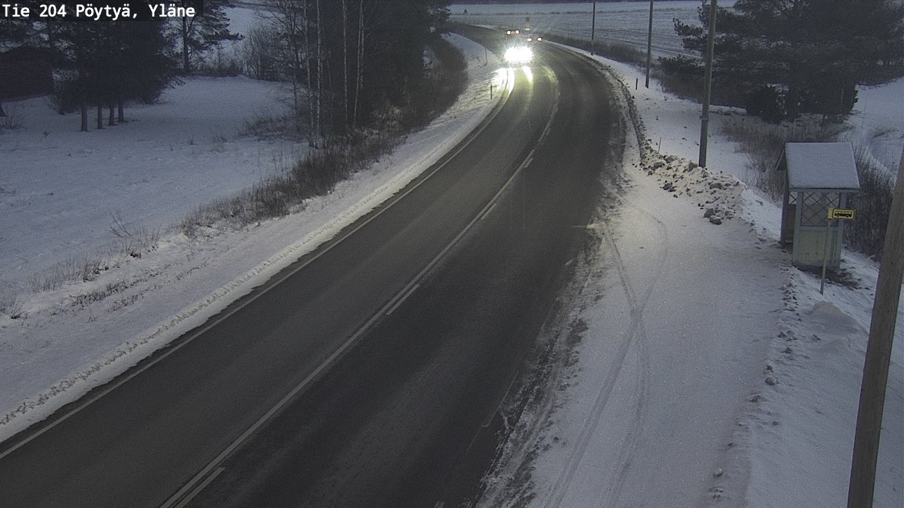 Kelikamerat Kuva Tie 204 Pöytyä, Yläne, Pöytyä, Varsinais-Suomi