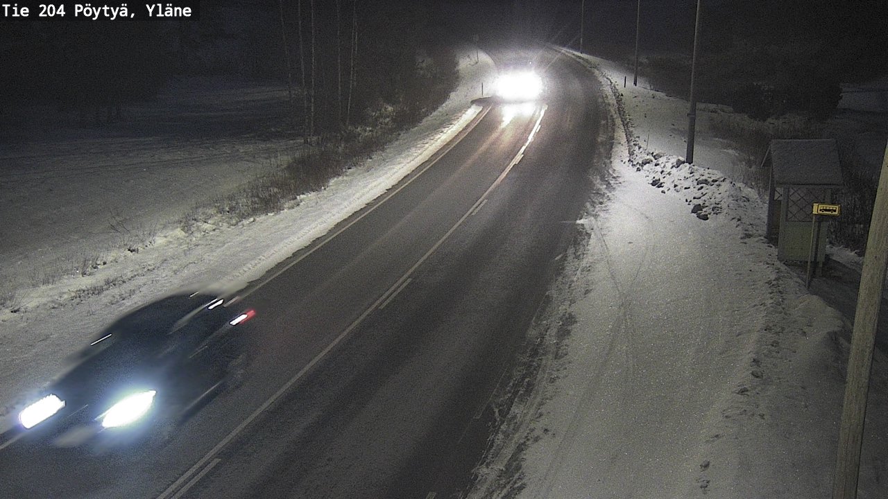 Kelikamerat Kuva Tie 204 Pöytyä, Yläne, Pöytyä, Varsinais-Suomi