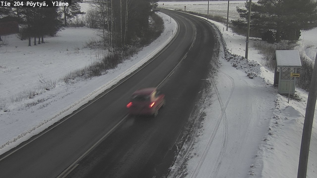 Kelikamerat Kuva Tie 204 Pöytyä, Yläne, Pöytyä, Varsinais-Suomi