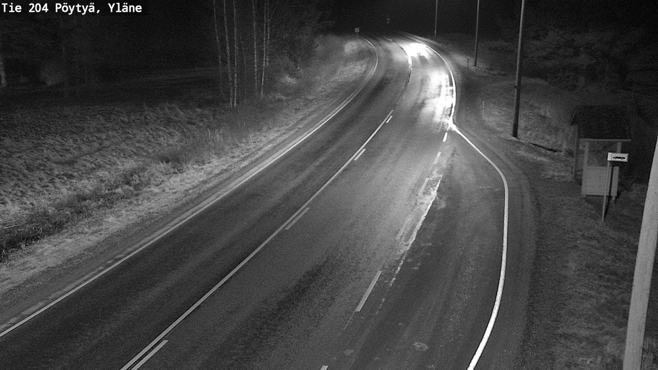 Kelikamerat Kuva Tie 204 Pöytyä, Yläne, Pöytyä, Varsinais-Suomi