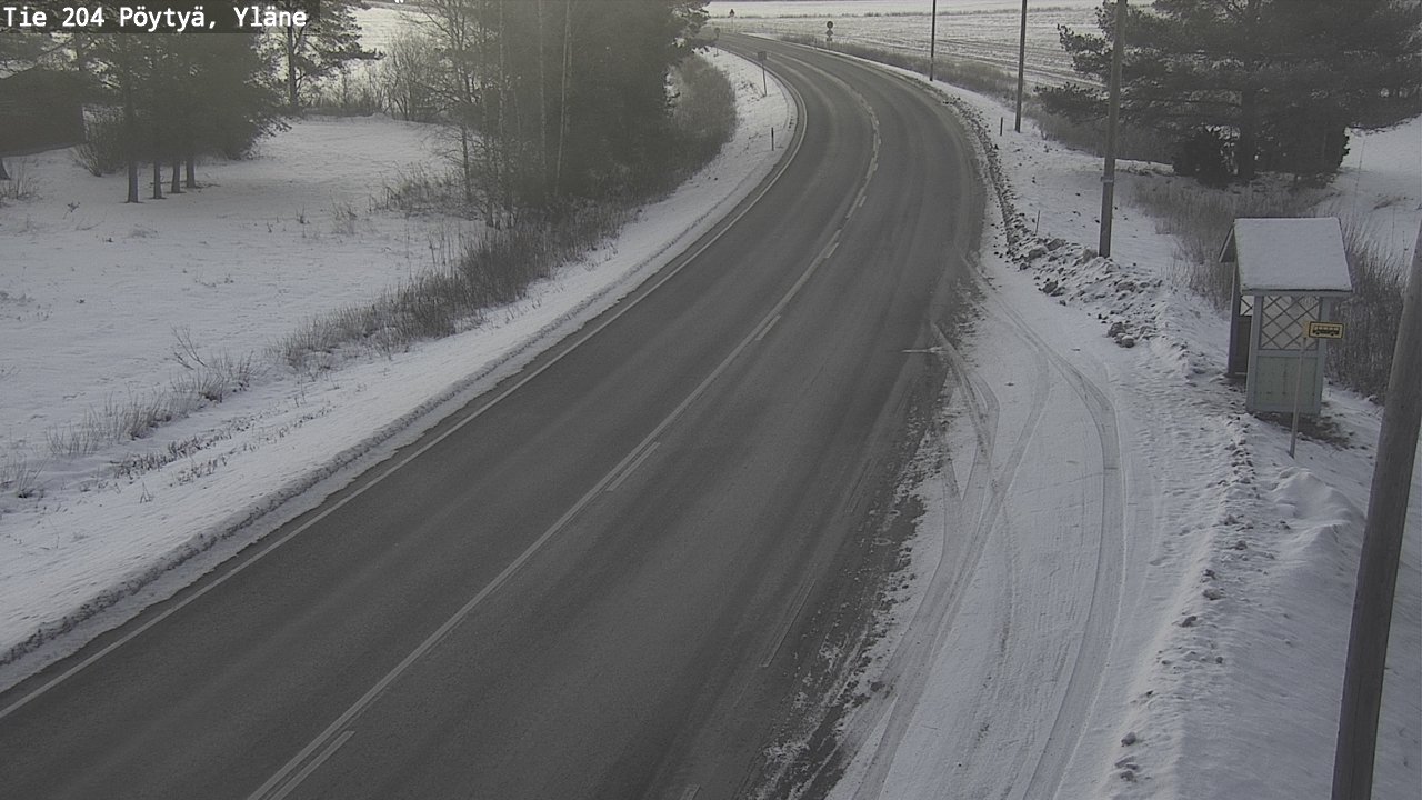 Kelikamerat Kuva Tie 204 Pöytyä, Yläne, Pöytyä, Varsinais-Suomi