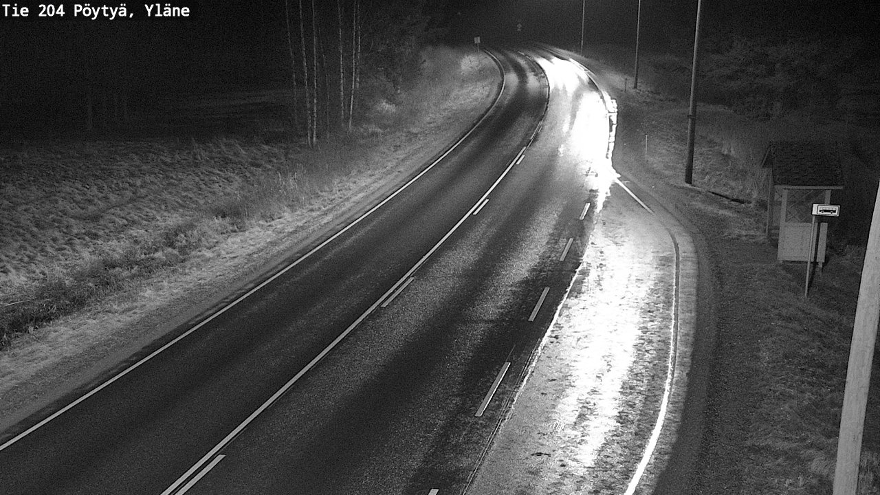 Kelikamerat Kuva Tie 204 Pöytyä, Yläne, Pöytyä, Varsinais-Suomi