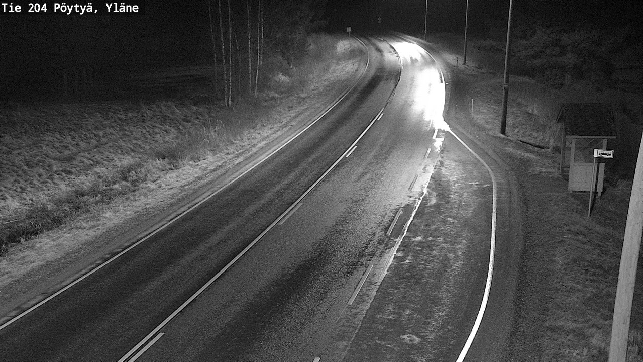 Kelikamerat Kuva Tie 204 Pöytyä, Yläne, Pöytyä, Varsinais-Suomi