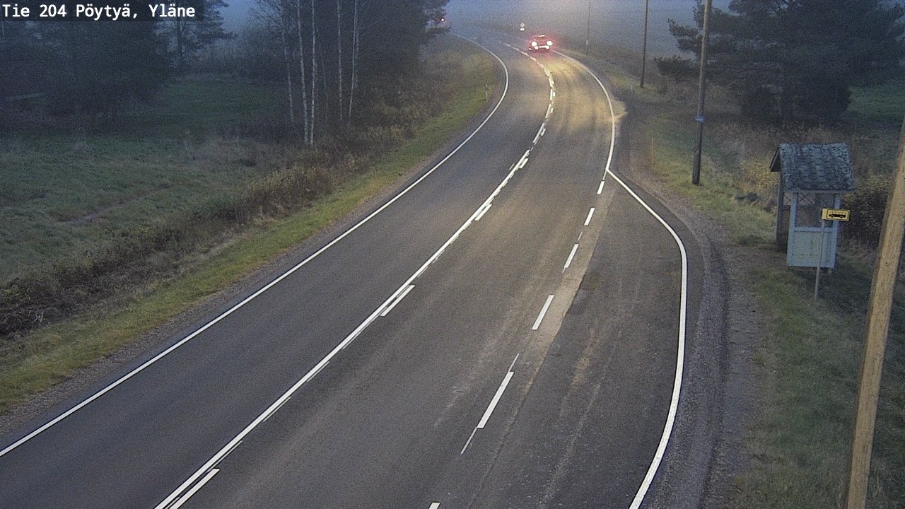 Kelikamerat Kuva Tie 204 Pöytyä, Yläne, Pöytyä, Varsinais-Suomi