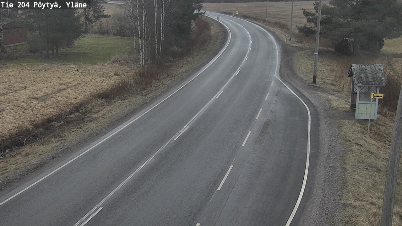 Kelikamerat Kuva Tie 204 Pöytyä, Yläne, Pöytyä, Varsinais-Suomi