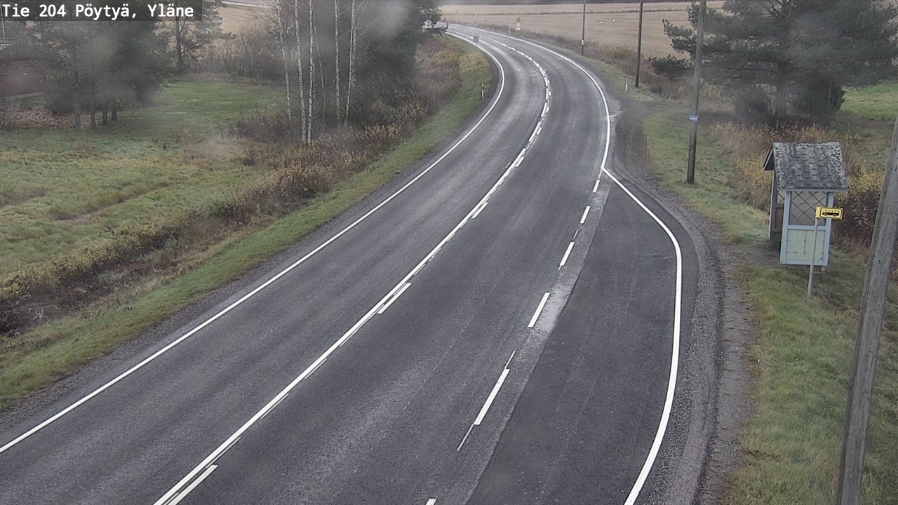 Kelikamerat Kuva Tie 204 Pöytyä, Yläne, Pöytyä, Varsinais-Suomi
