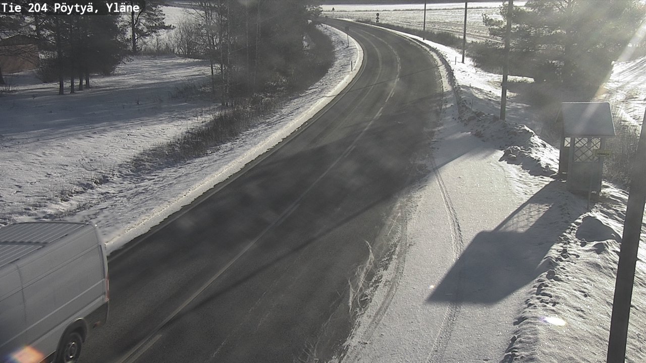 Kelikamerat Kuva Tie 204 Pöytyä, Yläne, Pöytyä, Varsinais-Suomi