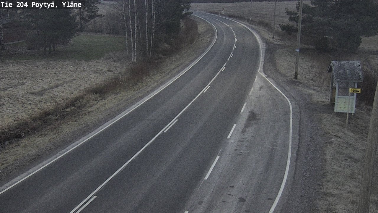 Kelikamerat Kuva Tie 204 Pöytyä, Yläne, Pöytyä, Varsinais-Suomi