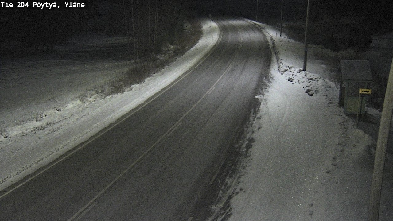 Kelikamerat Kuva Tie 204 Pöytyä, Yläne, Pöytyä, Varsinais-Suomi