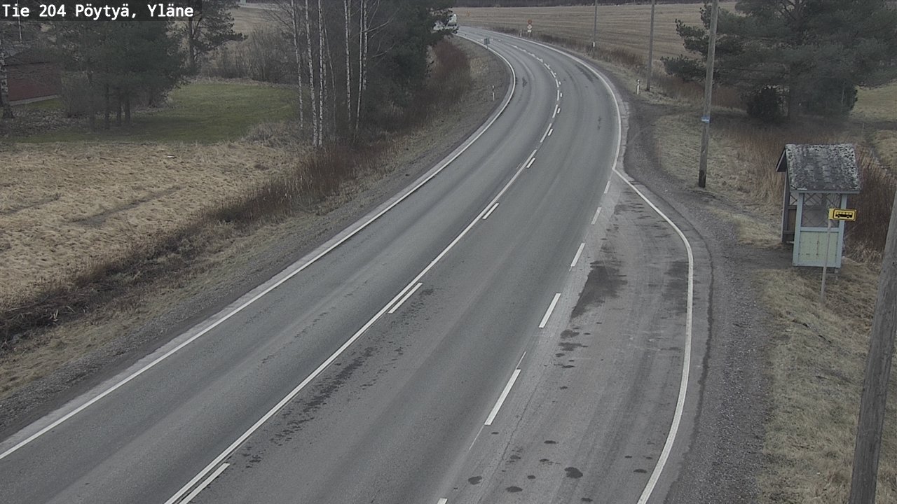 Kelikamerat Kuva Tie 204 Pöytyä, Yläne, Pöytyä, Varsinais-Suomi