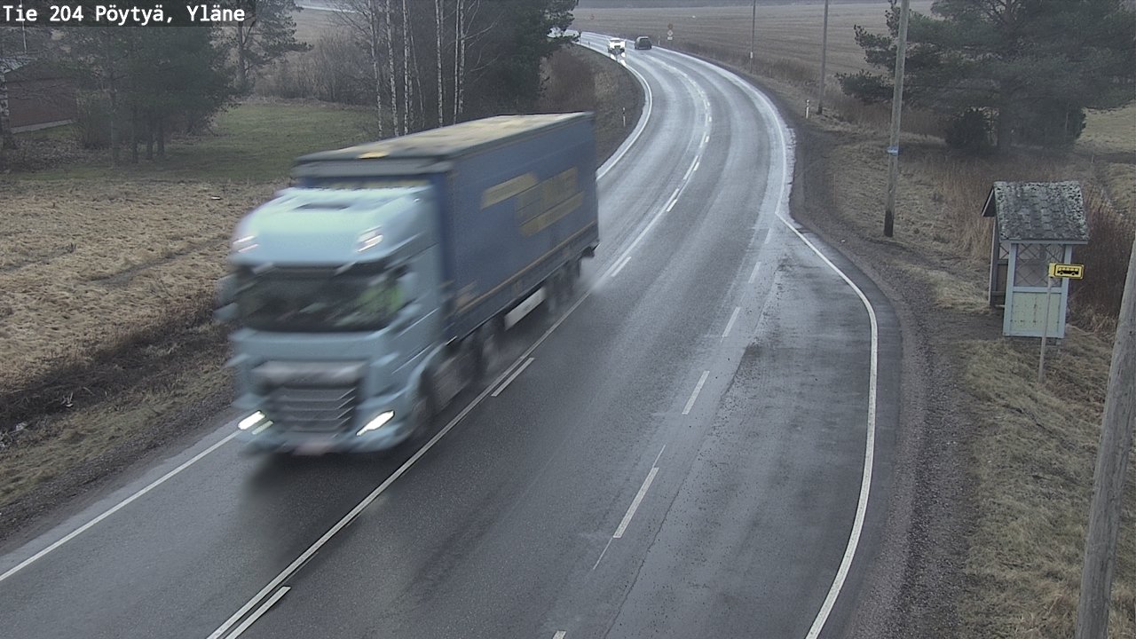 Kelikamerat Kuva Tie 204 Pöytyä, Yläne, Pöytyä, Varsinais-Suomi