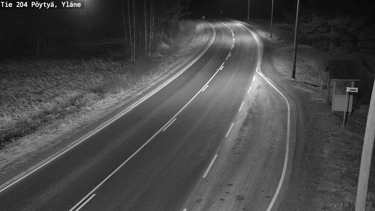 Kelikamerat Kuva Tie 204 Pöytyä, Yläne, Pöytyä, Varsinais-Suomi