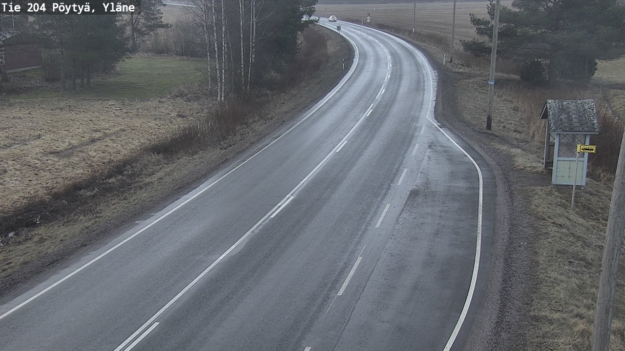 Kelikamerat Kuva Tie 204 Pöytyä, Yläne, Pöytyä, Varsinais-Suomi