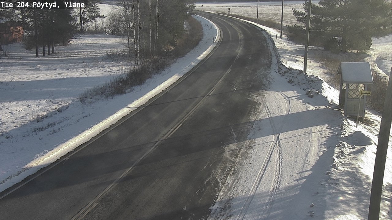 Kelikamerat Kuva Tie 204 Pöytyä, Yläne, Pöytyä, Varsinais-Suomi