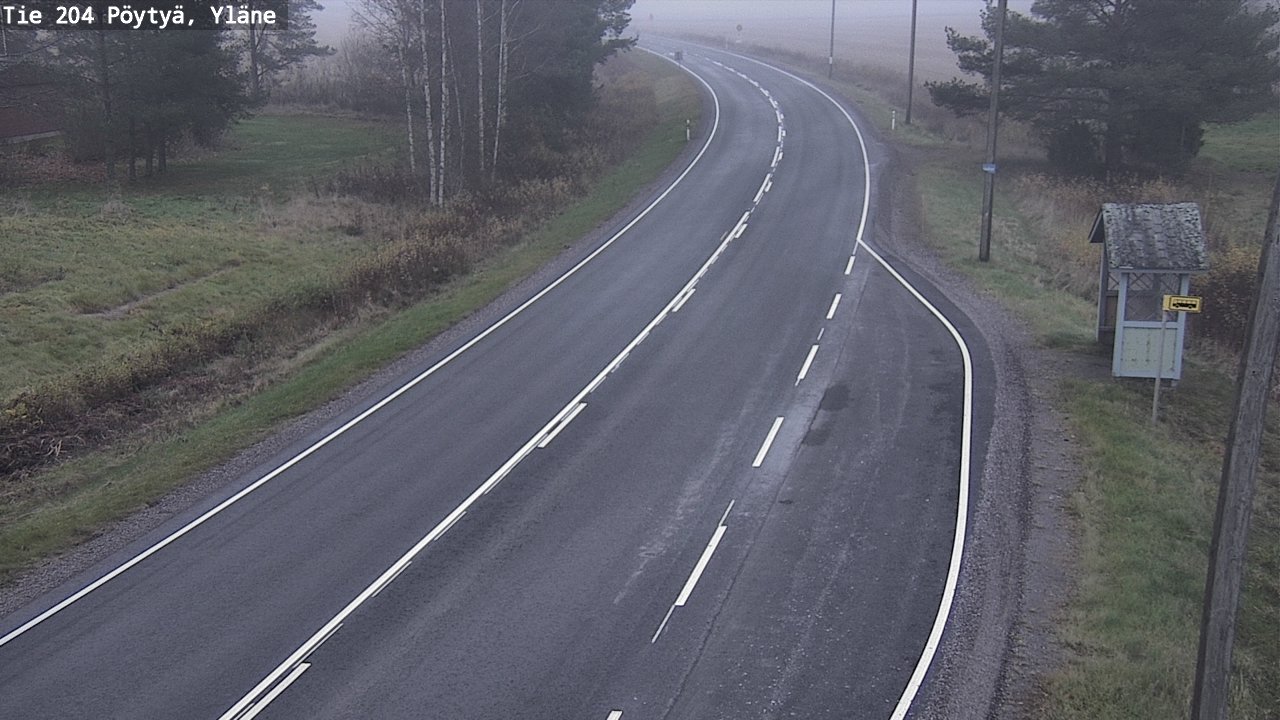 Kelikamerat Kuva Tie 204 Pöytyä, Yläne, Pöytyä, Varsinais-Suomi
