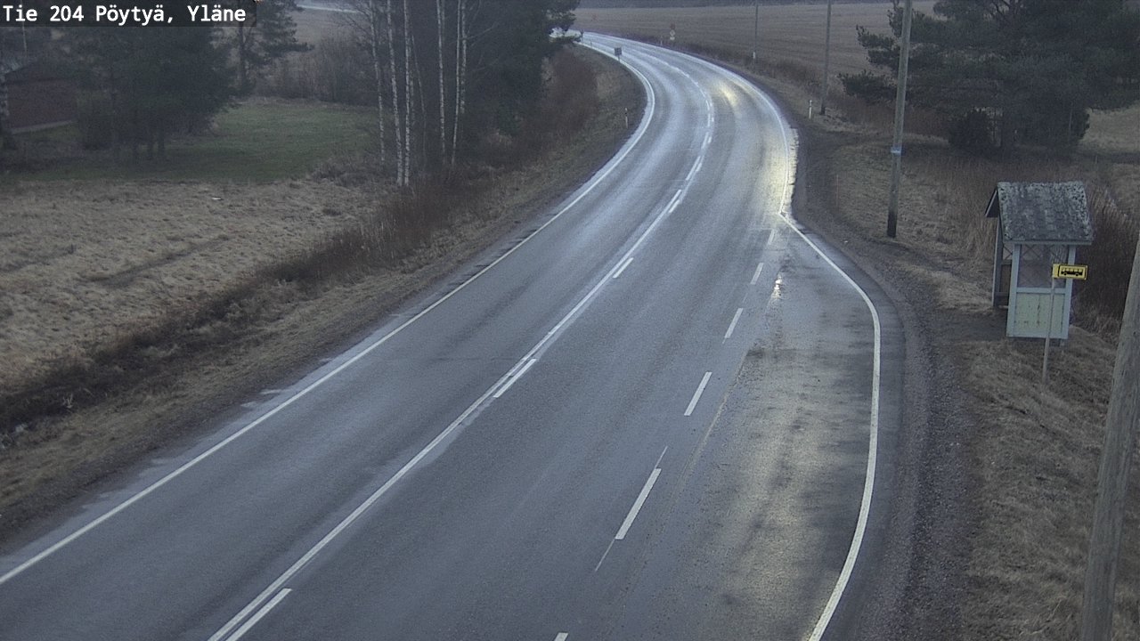 Kelikamerat Kuva Tie 204 Pöytyä, Yläne, Pöytyä, Varsinais-Suomi