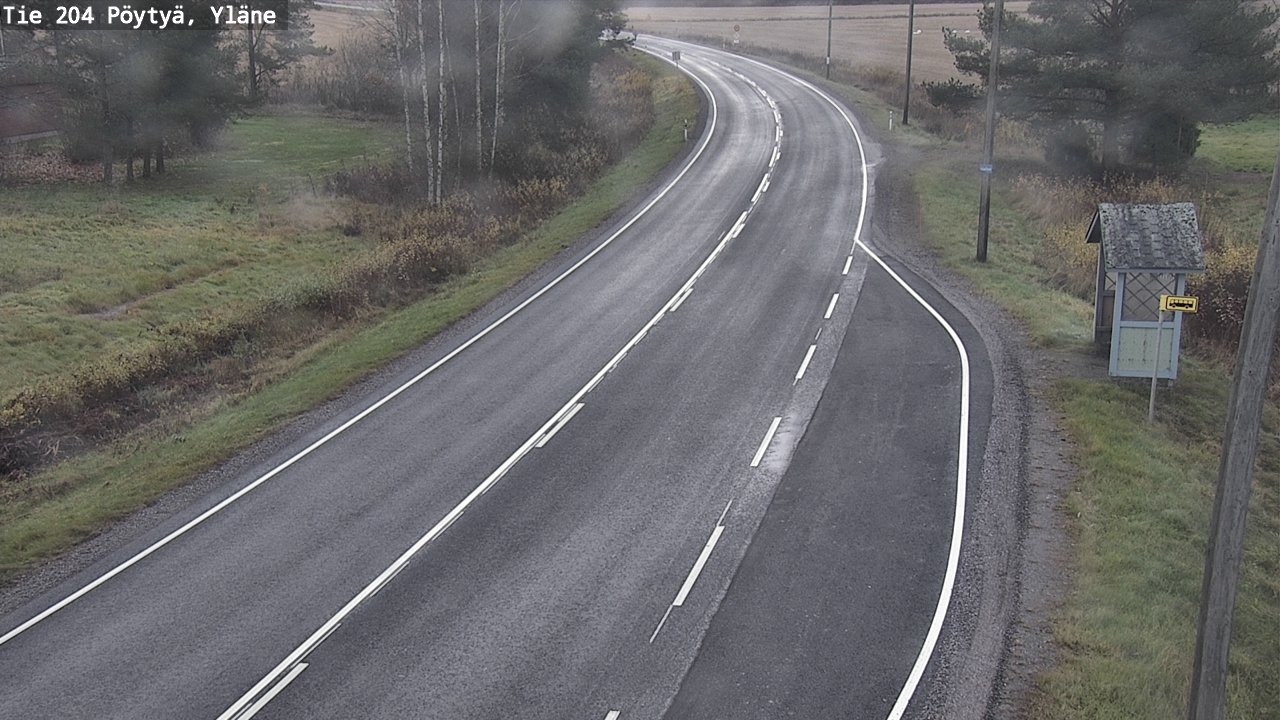 Kelikamerat Kuva Tie 204 Pöytyä, Yläne, Pöytyä, Varsinais-Suomi