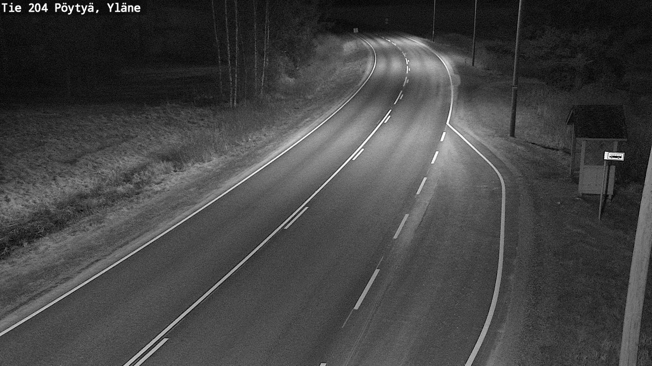 Kelikamerat Kuva Tie 204 Pöytyä, Yläne, Pöytyä, Varsinais-Suomi