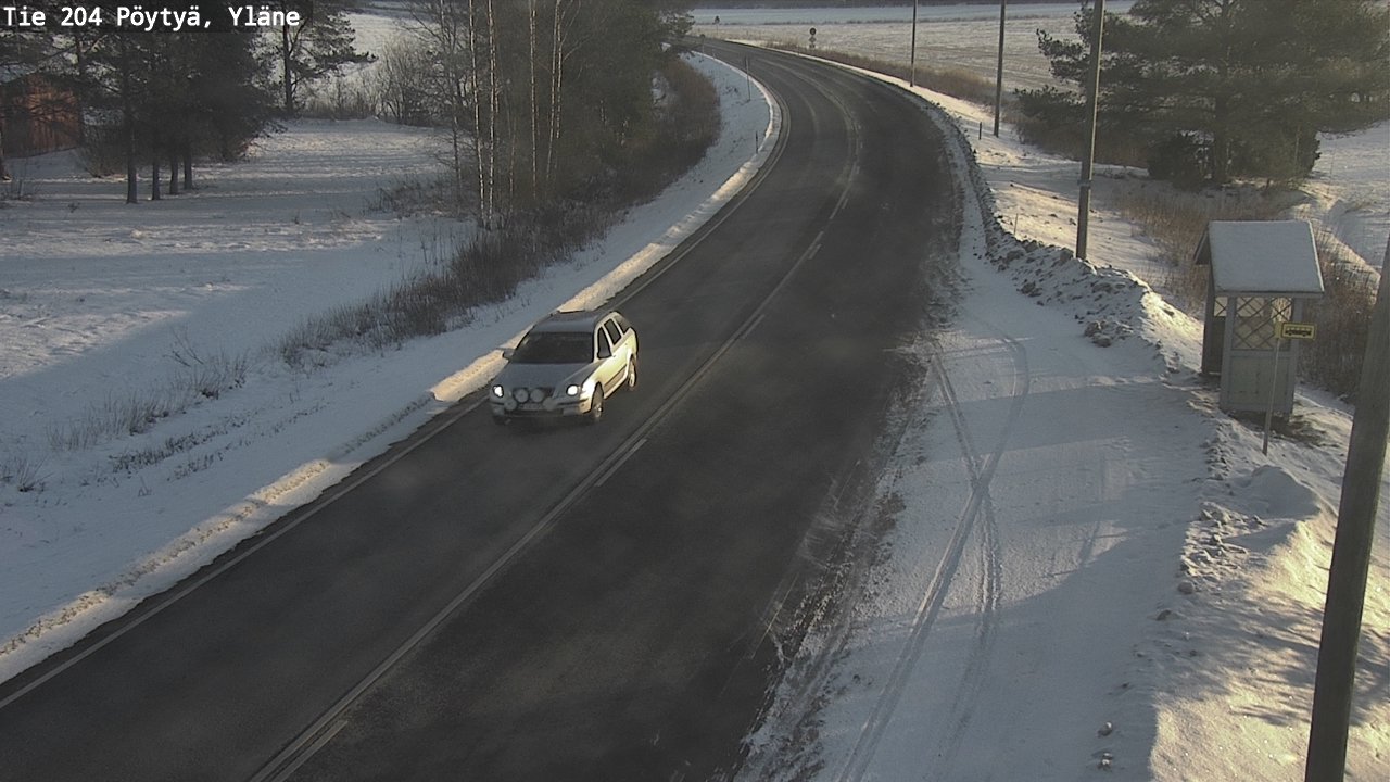 Kelikamerat Kuva Tie 204 Pöytyä, Yläne, Pöytyä, Varsinais-Suomi