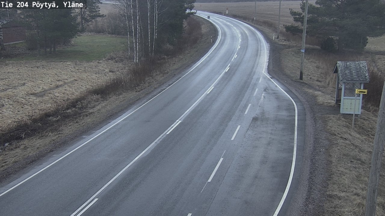 Kelikamerat Kuva Tie 204 Pöytyä, Yläne, Pöytyä, Varsinais-Suomi